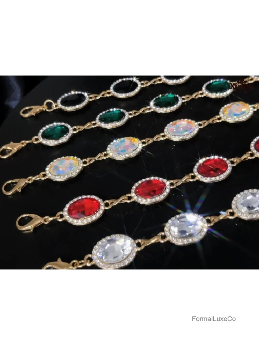 Western Rhinestone Chain Belt, Adjustable 43